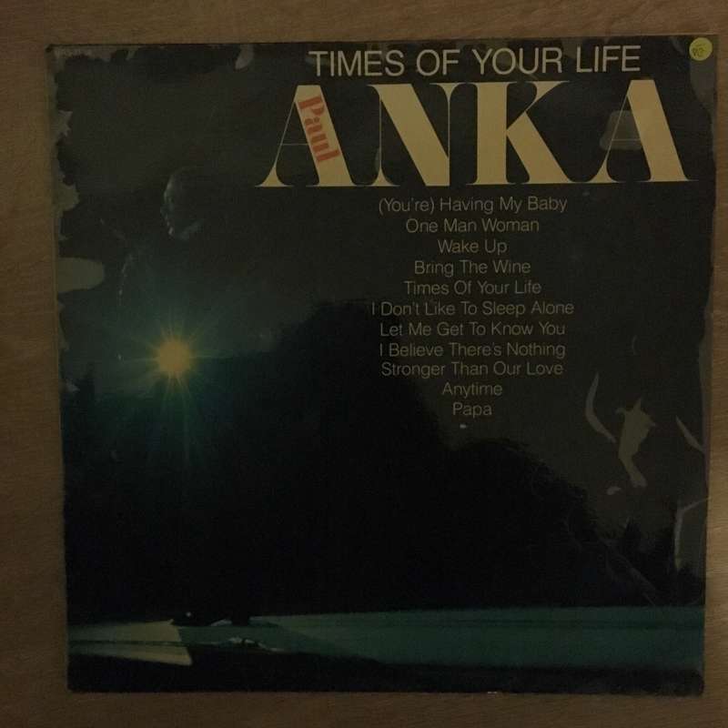 Paul Anka - Times Of Your Life - Vinyl LP Record - Opened  - Very-Good Quality (VG)