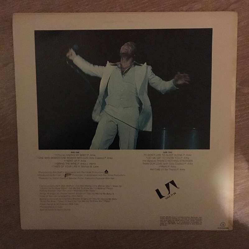 Paul Anka - Times Of Your Life - Vinyl LP Record - Opened  - Very-Good Quality (VG)