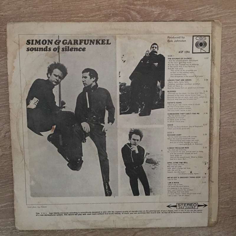 Simon & Garfunkel  Sounds Of Silence- Vinyl LP Record - Opened  - Good Quality (G)
