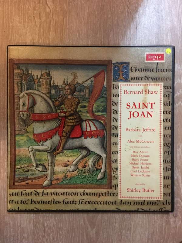 Bernard Shaw - Saint Joan - Vinyl LP Record - Opened  - Very-Good+ Quality (VG+) - Vinyl