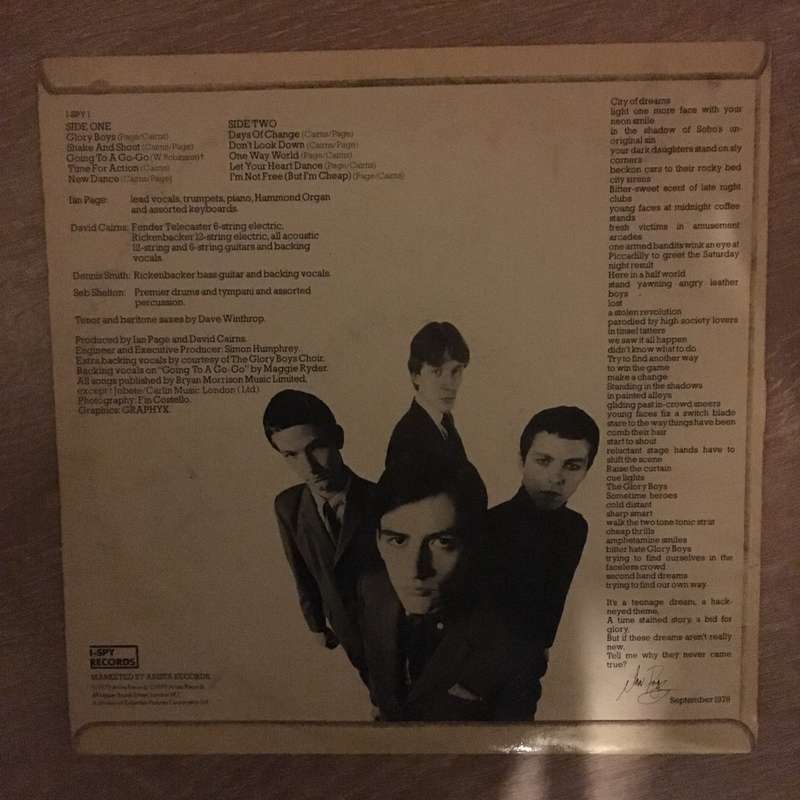 Secret Affair  Glory Boys - Vinyl LP Record - Opened  - Very-Good+ Quality (VG+)