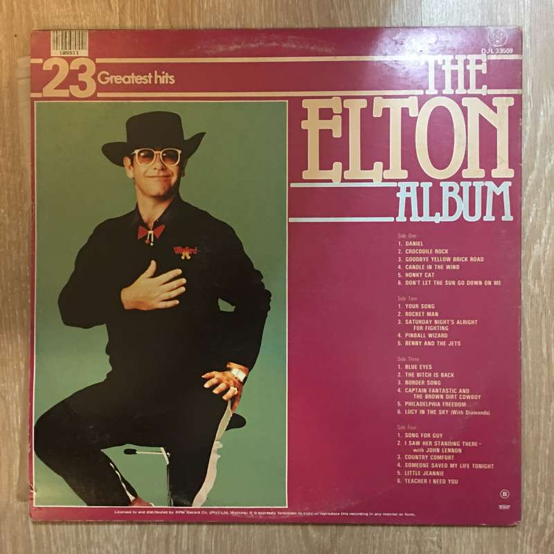 Elton John  The Elton Album - 23 Greatest Hits - Vinyl LP Record - Very-Good+ Quality (VG+)