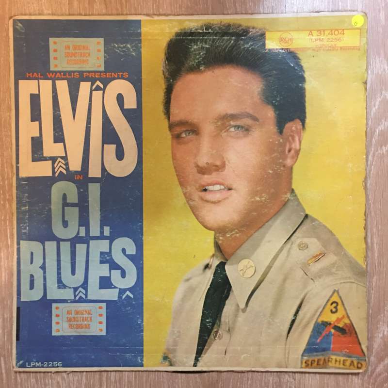 Elvis in GI Blues  -  Vinyl LP Record - Opened  - Good Quality (G)