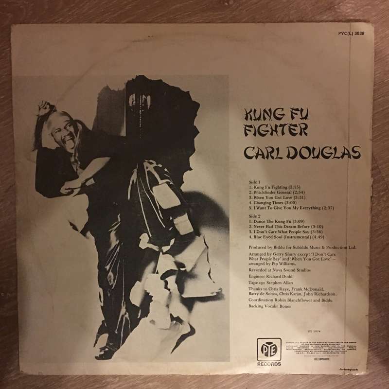 Carl Douglas  Kung Fu Fighter - Vinyl LP Record - Opened  - Very-Good Quality (VG)