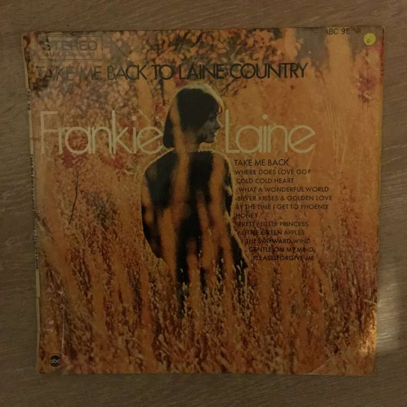 Frankie Laine - Take Me Back To Laine County - Vinyl LP Record - Opened  - Good Quality (G)