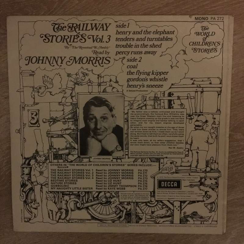 Johnny Morris  The Railway Stories Vol. 3 -  Vinyl LP Record - Opened  - Very-Good+ Quality...