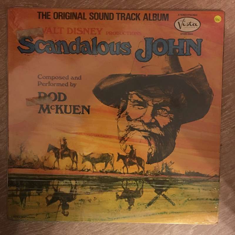 Walt Disney - Rod McKuen  Scandalous John (The Original Soundtrack Album) -  Vinyl Record L...