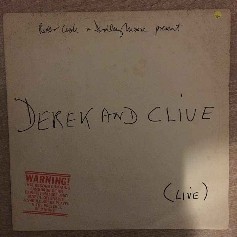 Peter Cook & Dudley Moore Present Derek And Clive - Vinyl LP Record - Opened  - Very-Good+ Qualit...