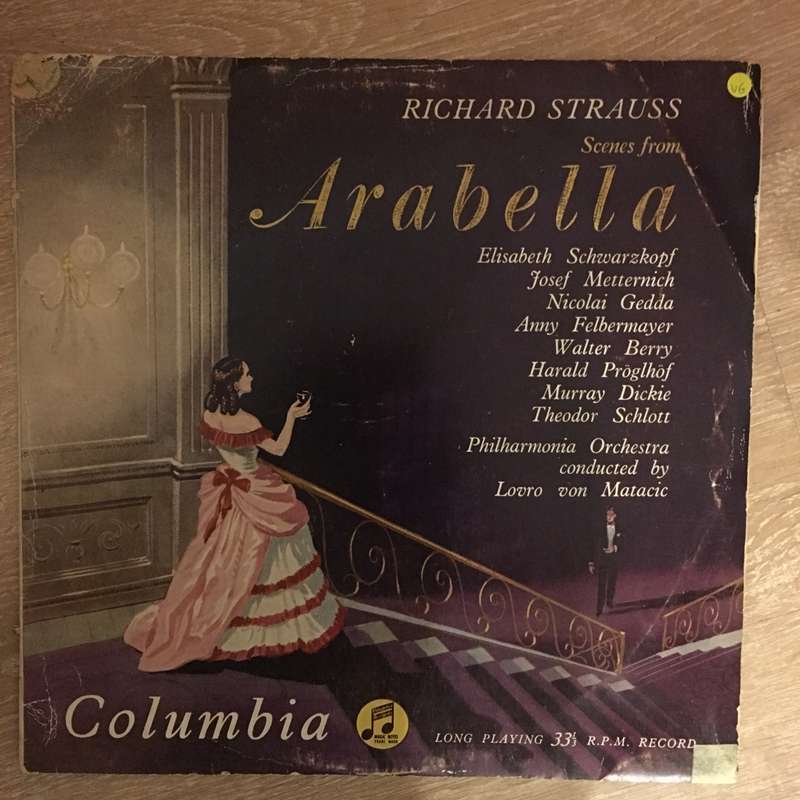 Strauss - Scenes From Arabella - Vinyl LP Record - Opened  - Very-Good Quality (VG)