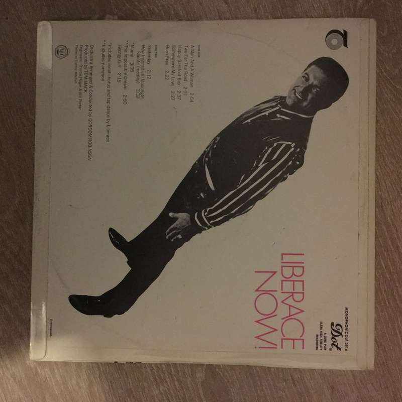 Liberace Now  - Vinyl LP Record - Opened  - Very-Good Quality (VG)