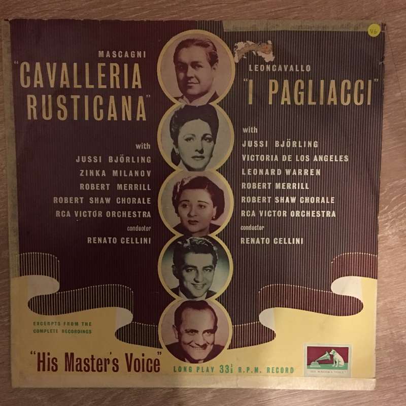 Mascagni  Cavalleria Rusticana, Leoncavallo Pagliacci  - Vinyl LP Record - Opened  - Very-G...