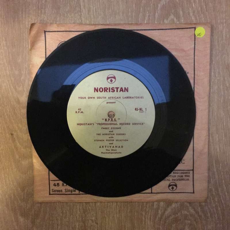 Paddy O'Byrne and the Noristan Singers - 7" Vinyl LP Record - Opened  - Very-Good Quality (VG)