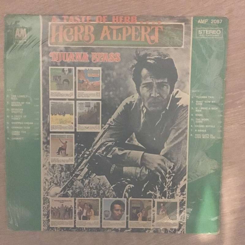 A Taste of Herb Alpert and The Tijuana Brass - Vinyl LP Record - Opened  - Very-Good Quality (VG)