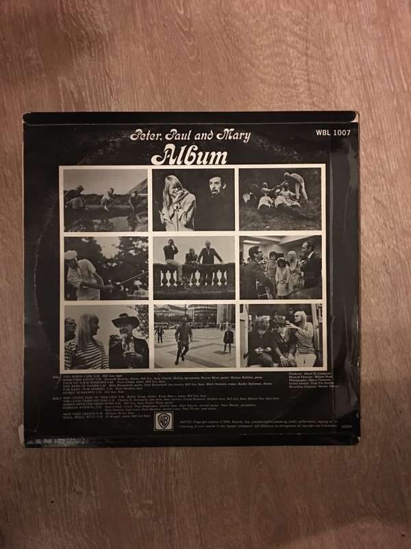 Peter Paul & Mary Album - Vinyl LP Record - Opened  - Very-Good+ Quality (VG+)