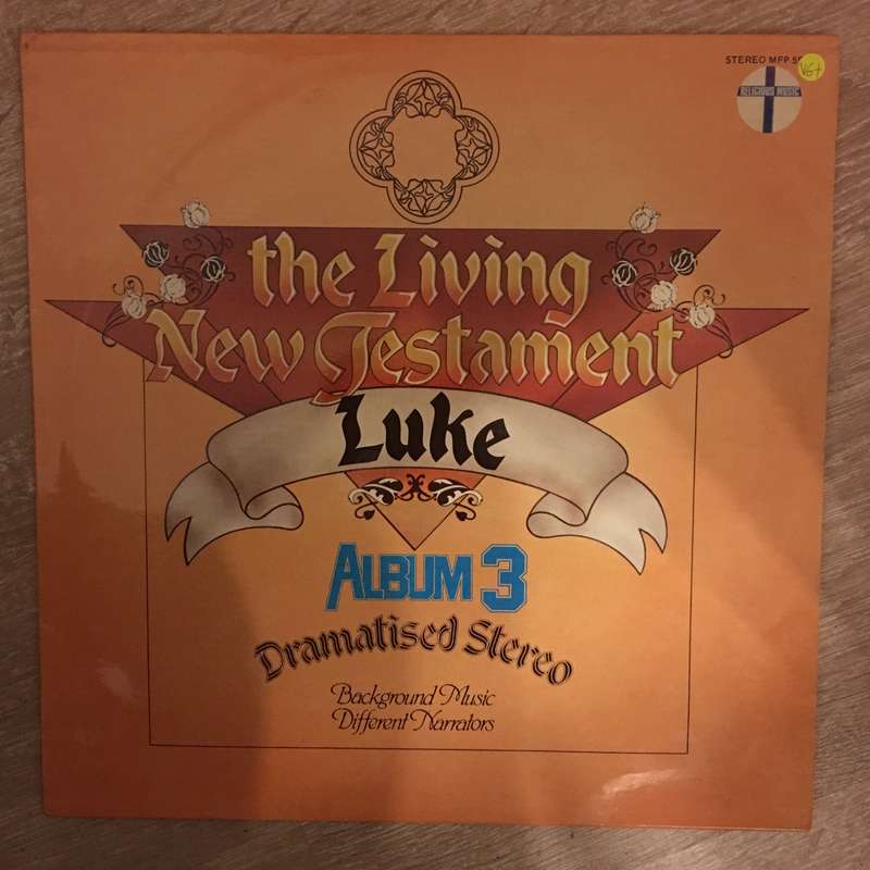 The Living New Testament - Luke  - Vinyl LP Record - Opened  - Very-Good+ Quality (VG+)