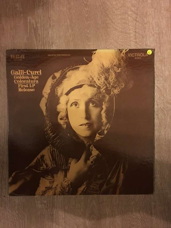 Galli-Curci  Golden-Age Coloratura - Vinyl LP Record - Opened  - Very-Good+ Quality (VG+)