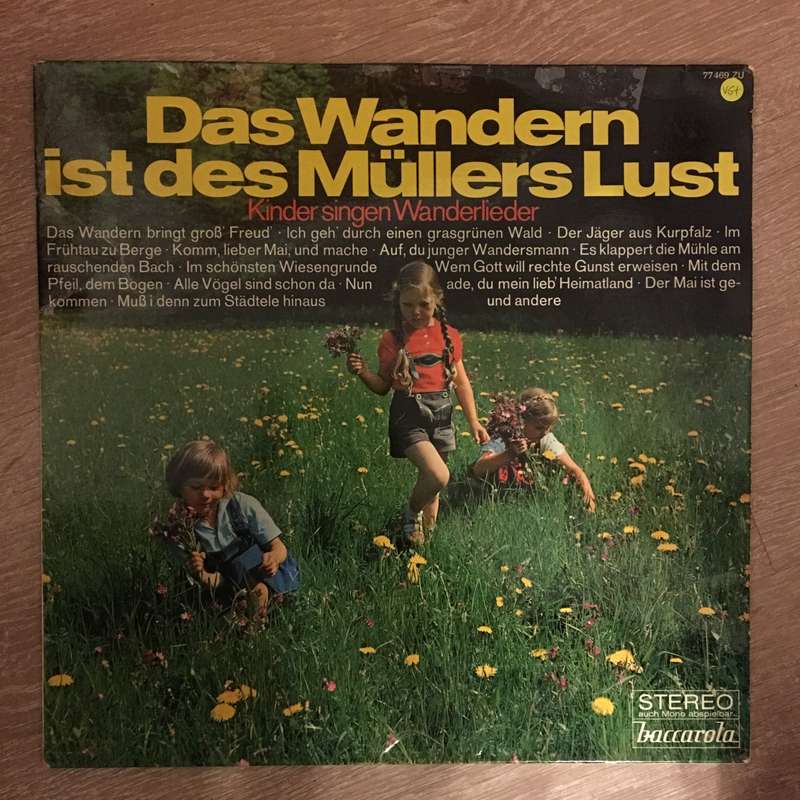 Der Kinderchor Rudolf Kiermeyer  Das Wandern Ist Des Müllers Lust  - Vinyl LP Record - Ope...