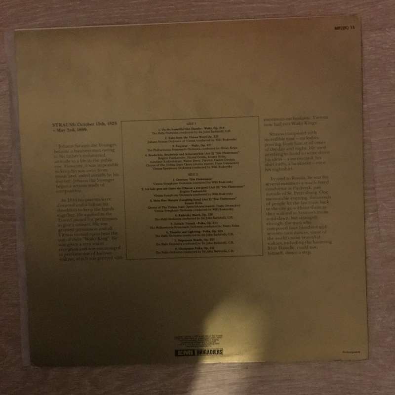 Strauss - Masterpiece Series - Vinyl LP Record - Opened  - Very-Good+ Quality (VG+)
