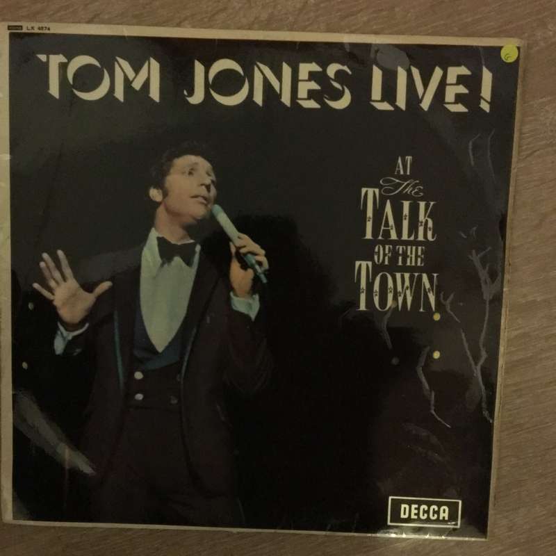 Tom Jones - Live At Talk Of The Town - Vinyl LP Record - Opened  - Good Quality (G)