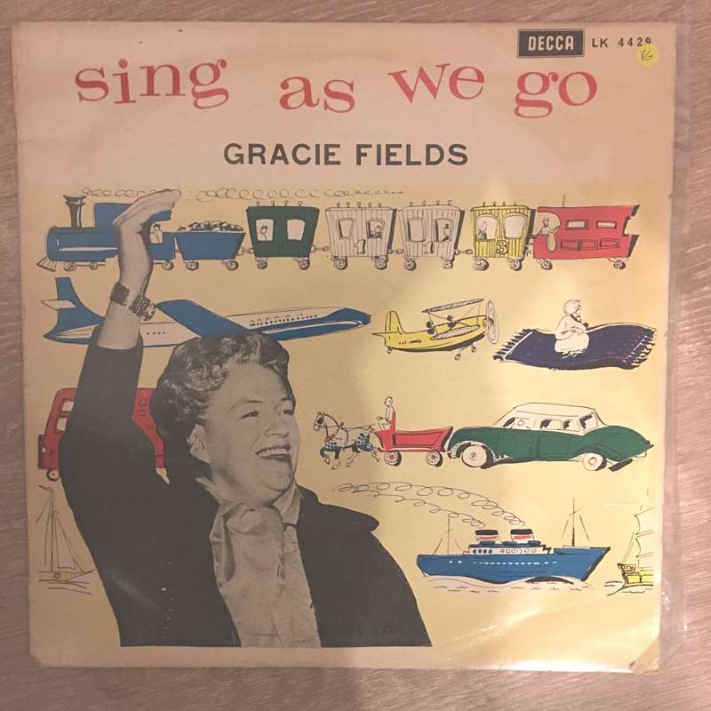 Gracie Fields  Sing As We Go - Vinyl LP Record - Opened - Very-Good Quality (VG) - Vinyl LP...