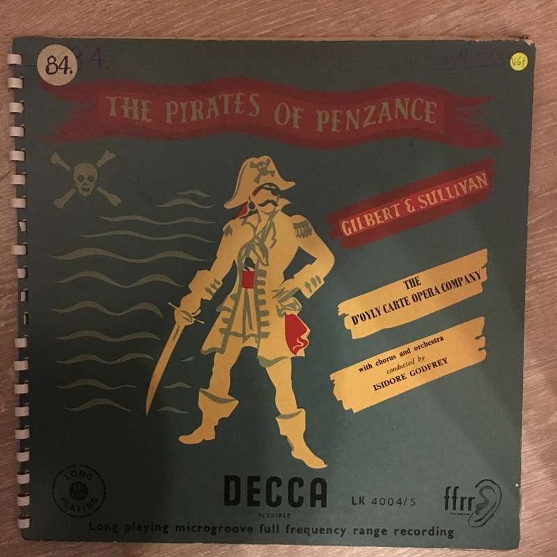 Gilbert And Sullivan, The D'Oyly Carte Opera Company  The Pirates Of Penzance - Vinyl LP Re...