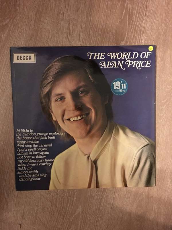 The World Of Alan Price - Vinyl LP Record  - Opened  - Very-Good+ Quality (VG+) Vinyl