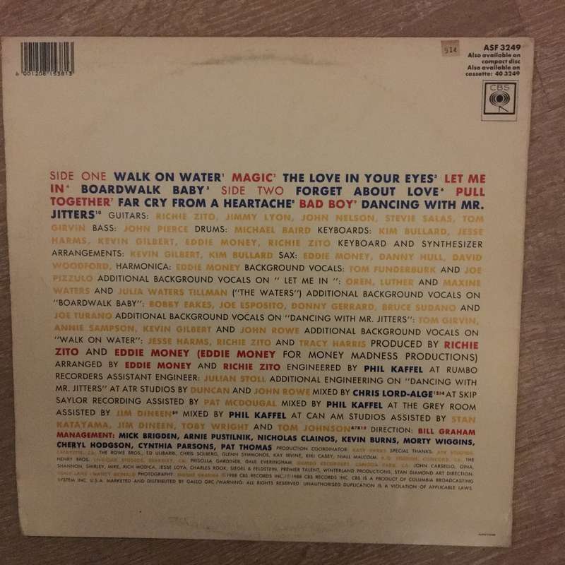 Eddie Money  Nothing To Lose - Vinyl LP Record - Opened  - Very-Good+ Quality (VG+)