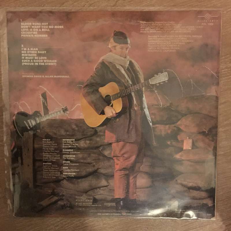 Spencer Davis  Crossfire - Vinyl LP Record  (VG+)