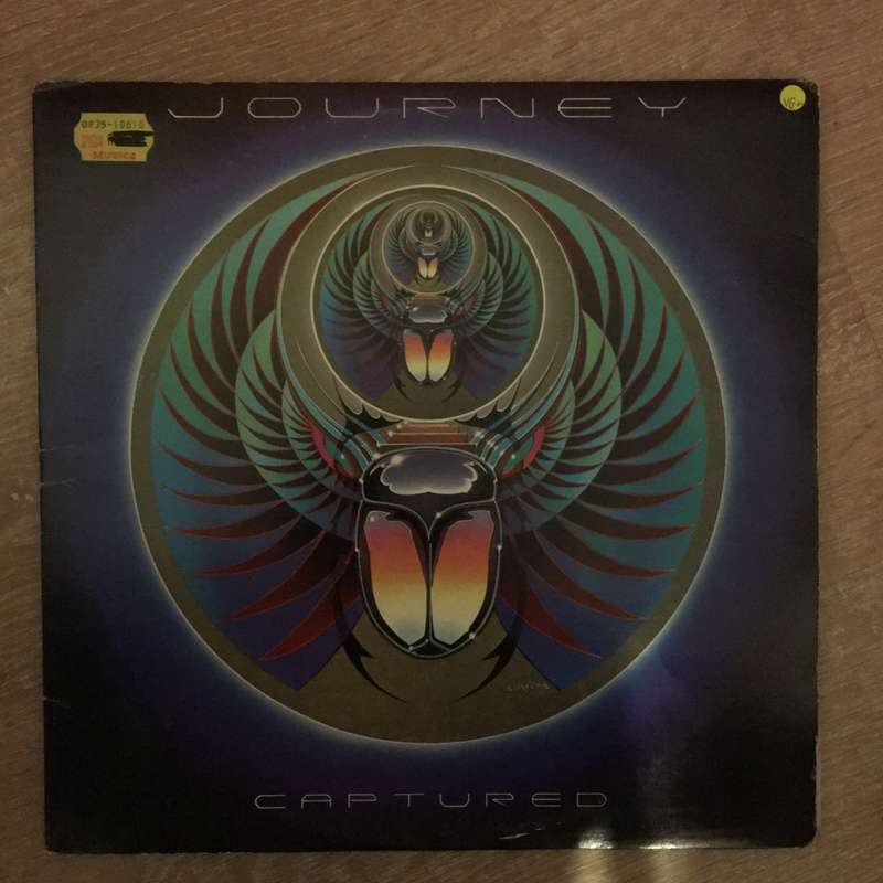 Journey - Captured - Vinyl LP Record - Opened  - Very-Good+ Quality (VG+)