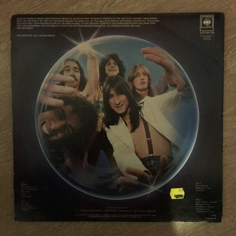 Journey - Captured - Vinyl LP Record - Opened  - Very-Good+ Quality (VG+)