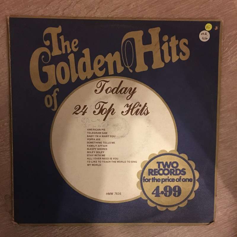 The Golden Hits of Today - 24 Top Hits  - Vinyl LP Record (VG)