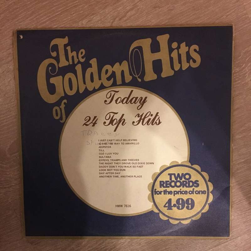 The Golden Hits of Today - 24 Top Hits  - Vinyl LP Record (VG)