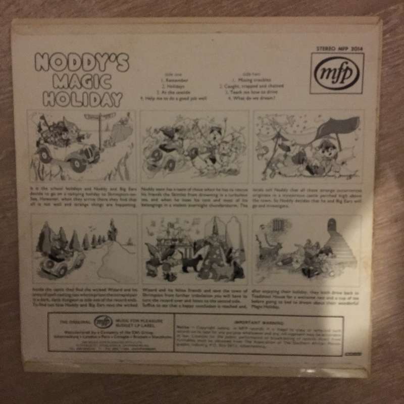 Noddy's Magic Holiday  - Vinyl LP Record - Opened  - Very-Good- Quality (VG-)