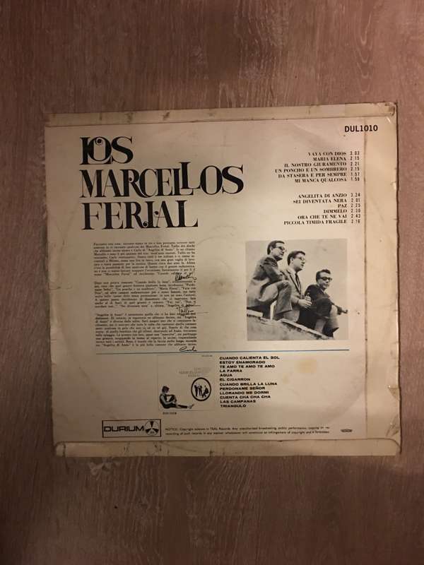 Los Marcellos Ferial  Los Marcellos Ferial - Vinyl LP Record - Opened  - Very-Good- Quality...