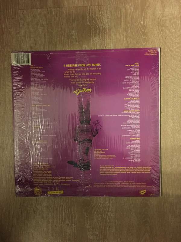 Jive Bunny - The Album -  Vinyl LP Record - Opened  - Very-Good- Quality (VG-)