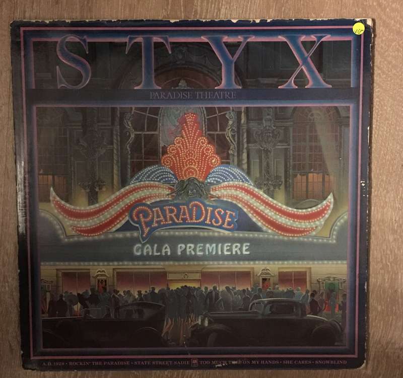 Styx - Paradise Theatre (With Lazer Picture Engraving) -  Vinyl LP Record - Opened  - Very-Good- ...