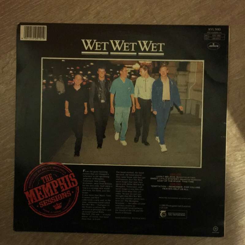 Wet Wet Wet - The Memphis Sessions - Vinyl LP Record - Opened  - Very-Good+ Quality (VG+)