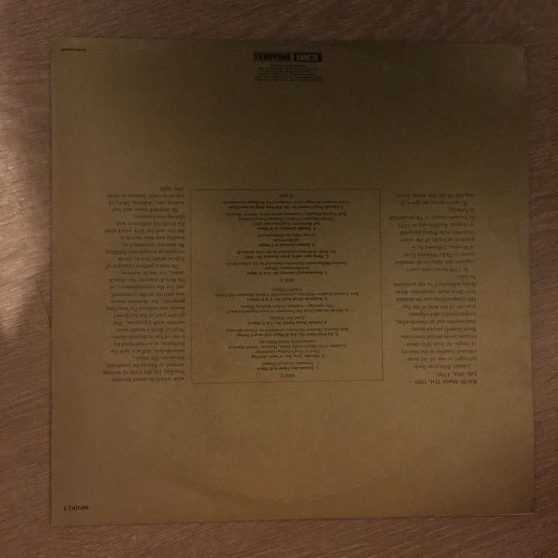 Bach - Masterpiece Series - Vinyl LP Record - Opened  - Very-Good+ Quality (VG+)