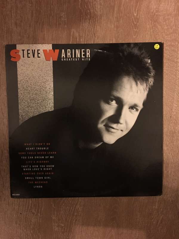 Steve Wariner - Greatest Hits - Vinyl LP Record  - Opened  - Very-Good+ Quality (VG+) Vinyl