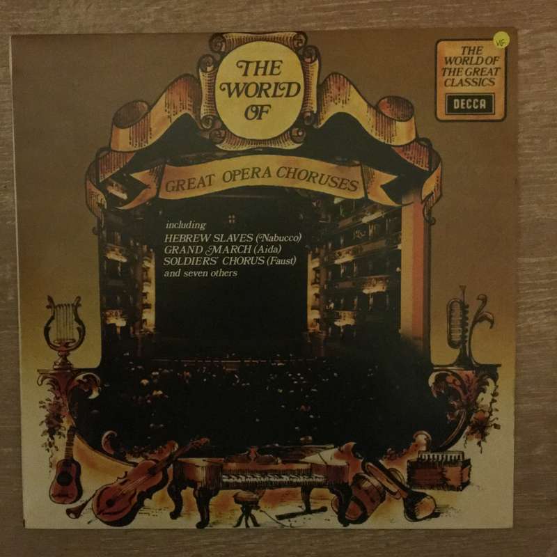 The World Of Great Opera Choruses - Vinyl LP Record - Opened  - Very-Good Quality (VG)