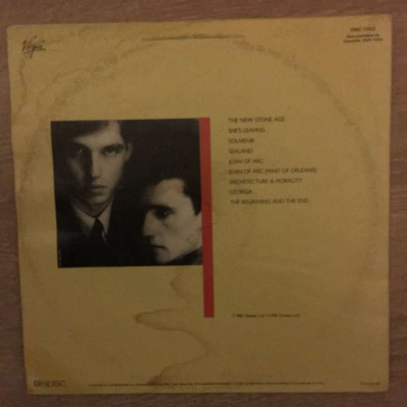 Orchestral Manoeuvres In The Dark  Architecture & Morality - Vinyl LP Record - Opened  -...