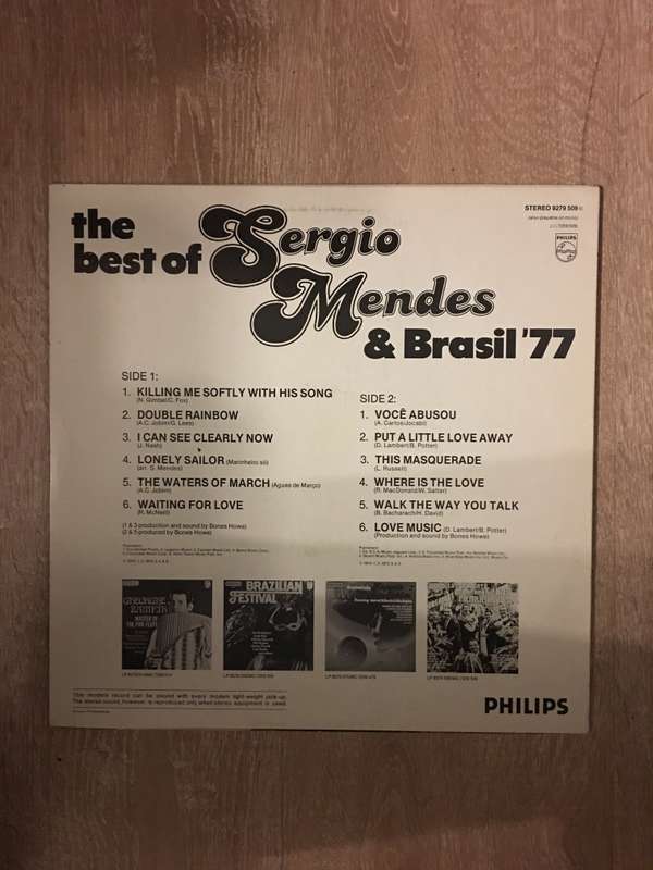 The Best of Sergio Mendes & Brasil '77  - Vinyl LP Record  - Opened  - Very-Good+ Quality (VG+) V...