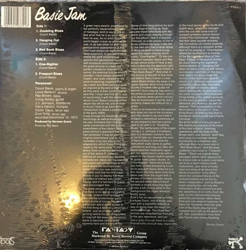 Count Basie - Basie Jam -  Vinyl LP Record - Sealed