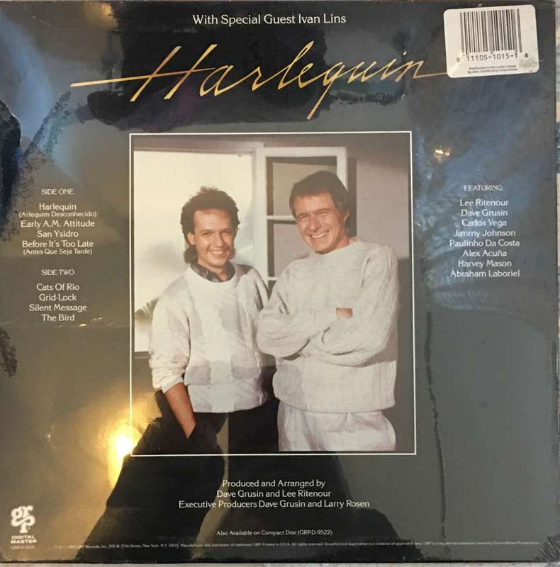 Dave Grusin Lee Ritenour  Harlequin -  Vinyl LP - New Sealed
