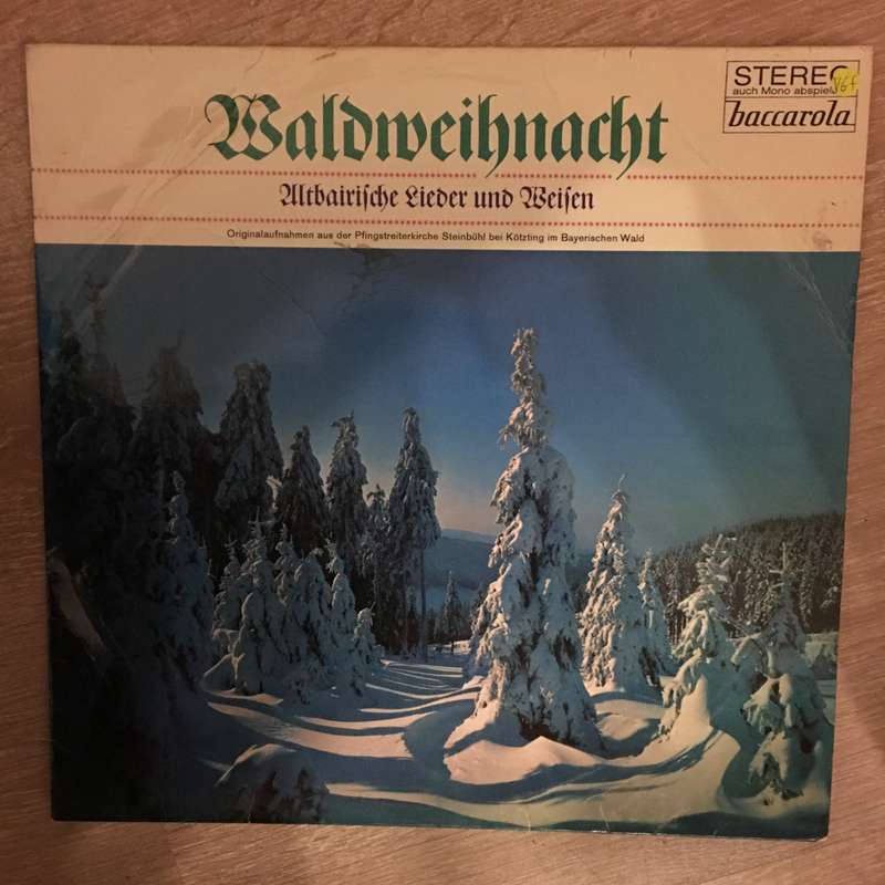 Waldweihnacht - Altbairische Lieder Und Weisen -  Vinyl LP Record - Opened  - Very-Good+ Quality ...