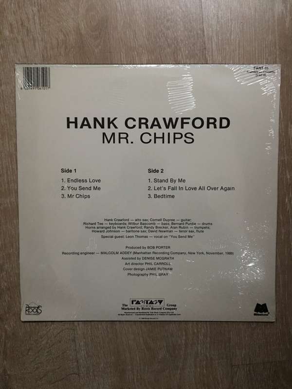 Hank Crawford - Mr Chips -  Vinyl LP Record - Sealed