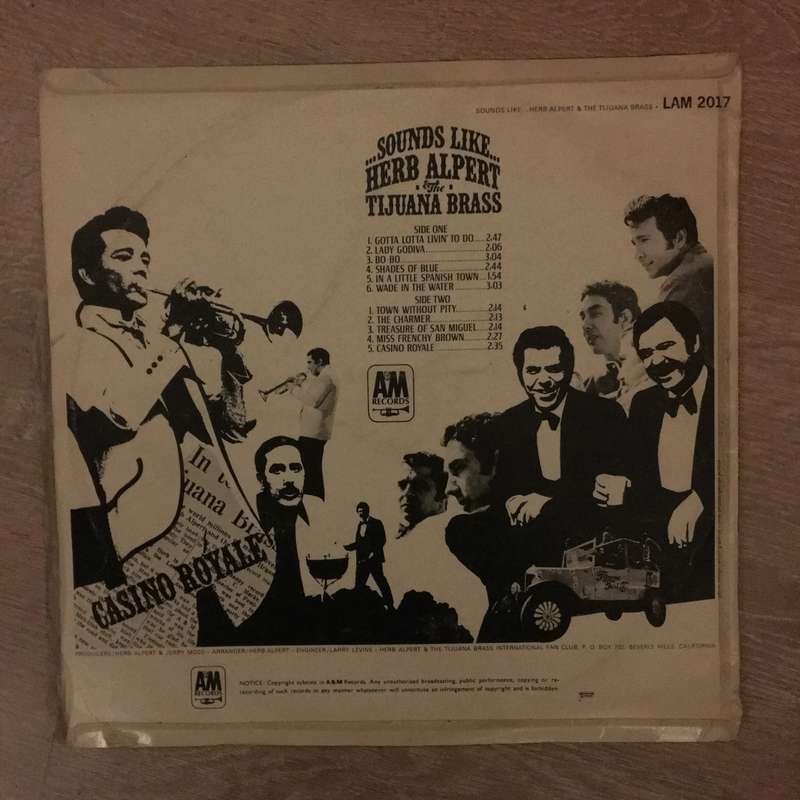 Sounds Like Herb Alpert - Vinyl LP Record - Opened  - Very-Good+ Quality (VG+)