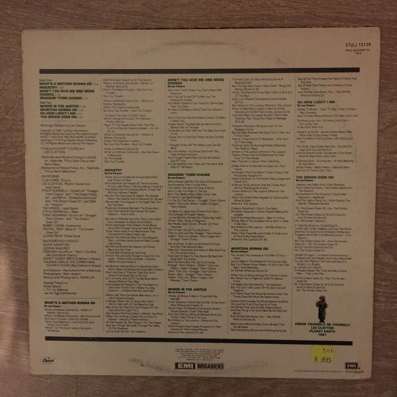 Lee Clayton - The Dream Goes On - Vinyl LP Record - Opened  - Very-Good+ Quality (VG+)