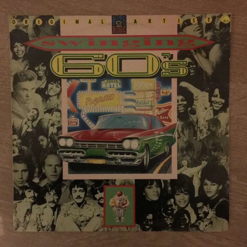 Swinging 60's - Original Artists - Vinyl LP Record - Opened  - Very-Good+ Quality (VG+)