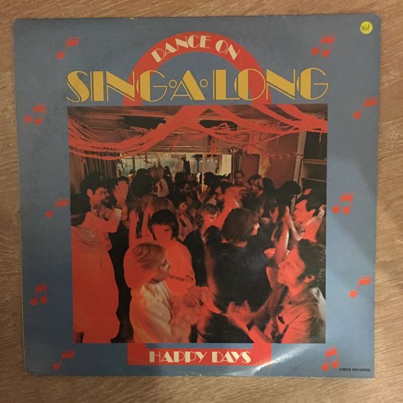 Dance On Sing A Long - Happy Days -  Vinyl LP Record - Opened  - Very-Good+ Quality (VG+)